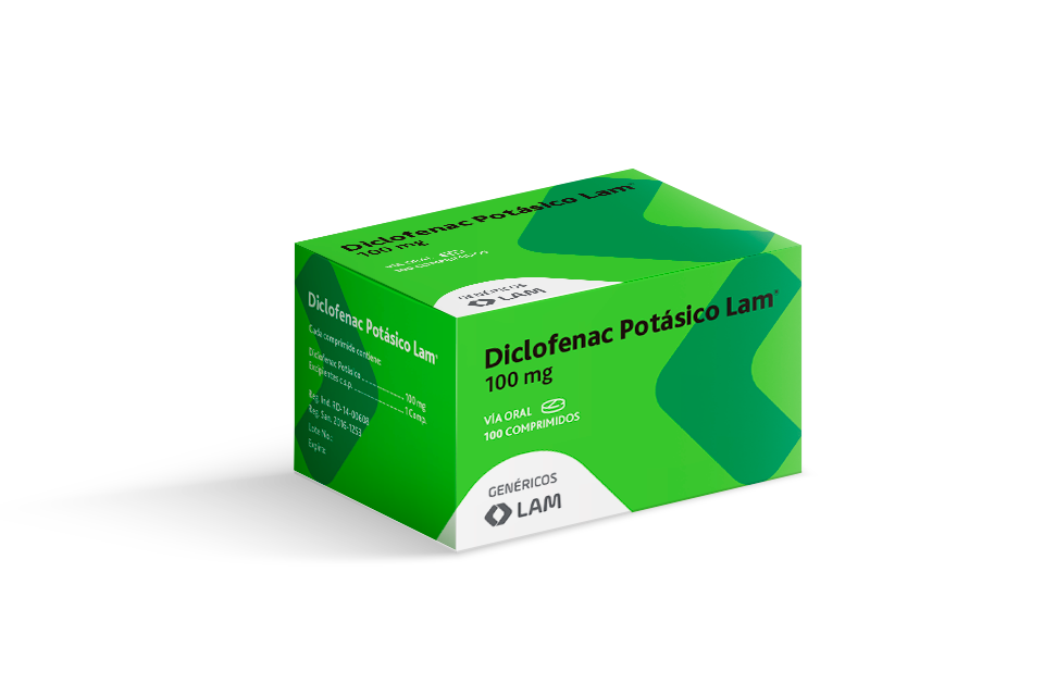 Diclofenac Potasico 100
